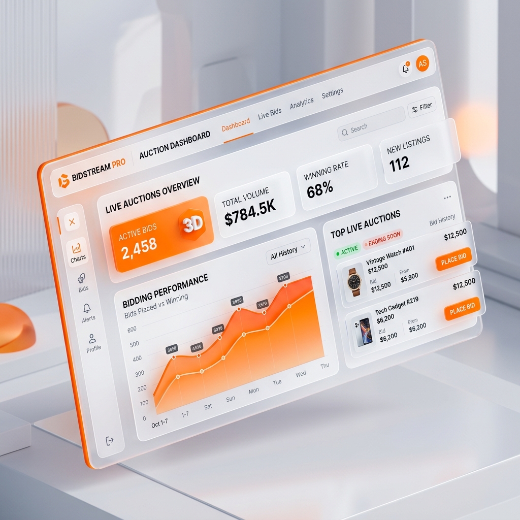Dashboard PedeBid